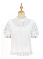 Miss Point Dream Lace Blouse with Extension Long Sleeves(Reservation/2 Colours/Full Payment Without Shipping)